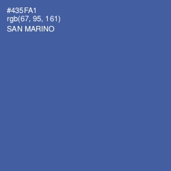 #435FA1 - San Marino Color Image