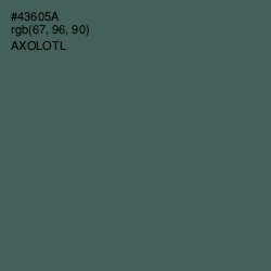 #43605A - Axolotl Color Image