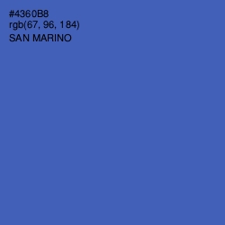 #4360B8 - San Marino Color Image