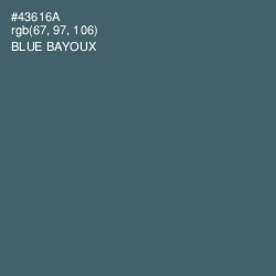 #43616A - Blue Bayoux Color Image