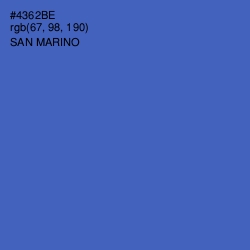 #4362BE - San Marino Color Image
