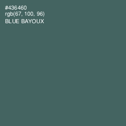 #436460 - Blue Bayoux Color Image