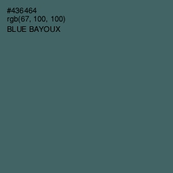 #436464 - Blue Bayoux Color Image