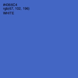 #4366C4 - Indigo Color Image
