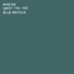 #436766 - Blue Bayoux Color Image