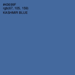 #43699F - Kashmir Blue Color Image