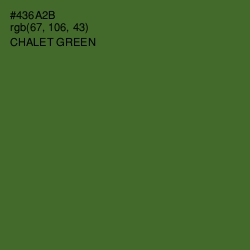 #436A2B - Chalet Green Color Image