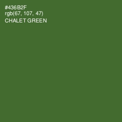 #436B2F - Chalet Green Color Image
