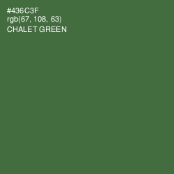 #436C3F - Chalet Green Color Image