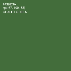 #436D3A - Chalet Green Color Image