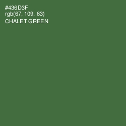 #436D3F - Chalet Green Color Image