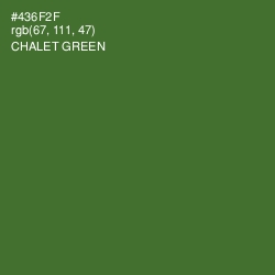 #436F2F - Chalet Green Color Image