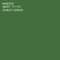 #436F3D - Chalet Green Color Image