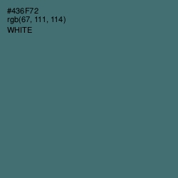 #436F72 - Blue Bayoux Color Image