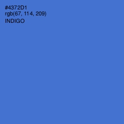 #4372D1 - Indigo Color Image