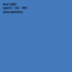 #437ABD - San Marino Color Image