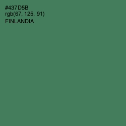 #437D5B - Finlandia Color Image