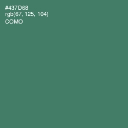 #437D68 - Como Color Image