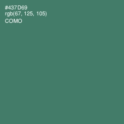 #437D69 - Como Color Image