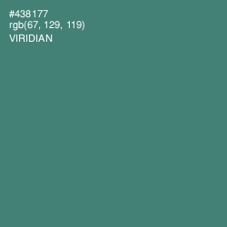 #438177 - Viridian Color Image