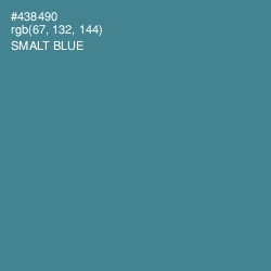 #438490 - Smalt Blue Color Image