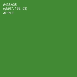 #438A35 - Apple Color Image