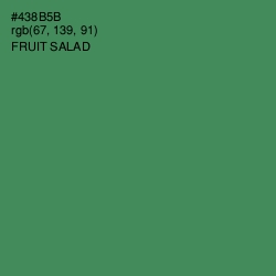 #438B5B - Fruit Salad Color Image