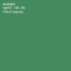 #438B5F - Fruit Salad Color Image