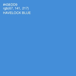 #438DD9 - Havelock Blue Color Image