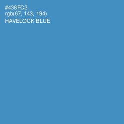 #438FC2 - Havelock Blue Color Image