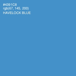 #4391C8 - Havelock Blue Color Image