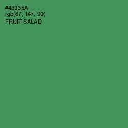 #43935A - Fruit Salad Color Image