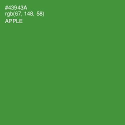 #43943A - Apple Color Image