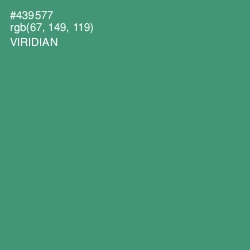 #439577 - Viridian Color Image