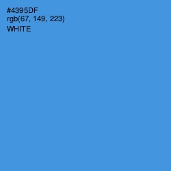 #4395DF - Havelock Blue Color Image