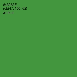 #43963E - Apple Color Image