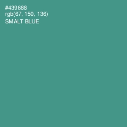 #439688 - Smalt Blue Color Image