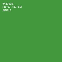 #43983E - Apple Color Image