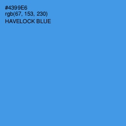 #4399E6 - Havelock Blue Color Image