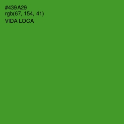 #439A29 - Vida Loca Color Image