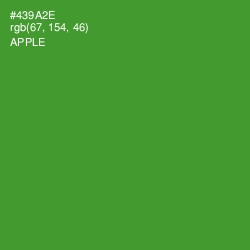 #439A2E - Apple Color Image