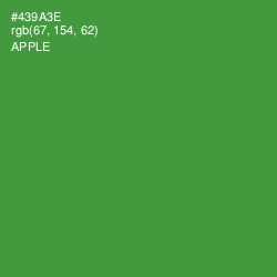 #439A3E - Apple Color Image
