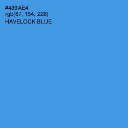 #439AE4 - Havelock Blue Color Image