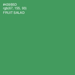 #439B5D - Fruit Salad Color Image