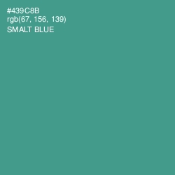 #439C8B - Smalt Blue Color Image