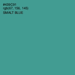 #439C91 - Smalt Blue Color Image