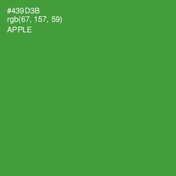 #439D3B - Apple Color Image