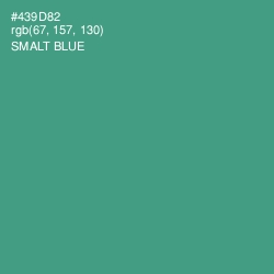 #439D82 - Smalt Blue Color Image