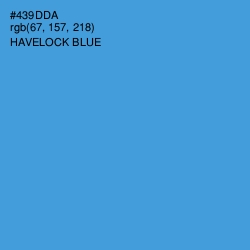 #439DDA - Havelock Blue Color Image