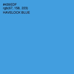 #439EDF - Havelock Blue Color Image